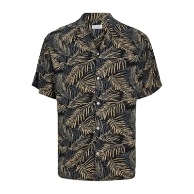 Imagen de Jack &amp; Jones Jjejeff Tropical Resort Shirt Camisa, Hombre, Talla: 4XL, Black