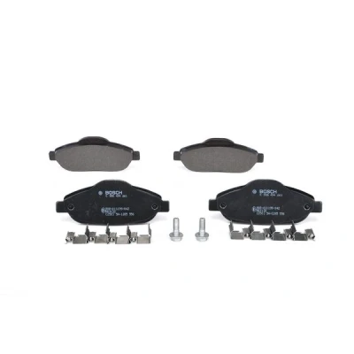 Imagen de BOSCH 0 986 494 261 Juego de pastillas freno Low Metallic con instrucciones montaje, Chapa antichirridos, tornillos PEUGEOT: 3008 I norauto,