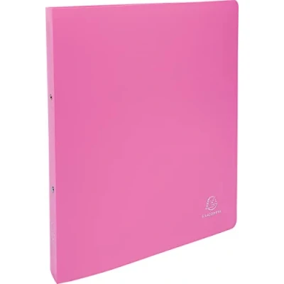 Imagen de Exacompta Ref. 54694E 1 Carpeta semirrígida OPAK 2 anillos redondos diámetro 30 mm Parte trasera 40 Dimensiones exteriores: 32 x 26,8 cm Tamaño A4 Maxi Color: rosa