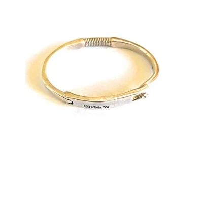 Imagen de Pulsera rígida bañada en plata de ley