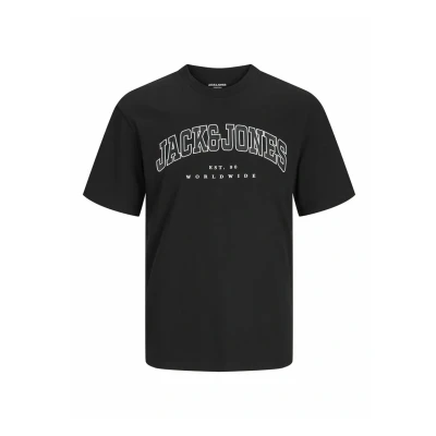 Imagen de Jack &amp; Jones PLUS SIZE LOGO Camiseta estampada, Hombre, Talla: 4XL, Black