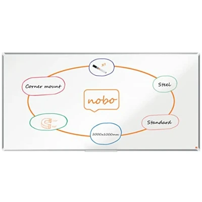 Imagen de Nobo Pizarra Magnética de Acero Lacado Premium Plus 2000X1000Mm