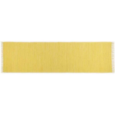 Imagen de Theko Happy Cotton Alfombra, Algodón, Verde, 70 x 250 cm