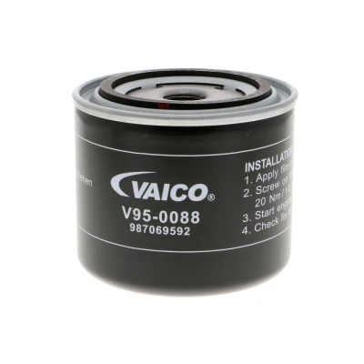Imagen de VAICO V95 0088 Filtro de aceite 3/4 16 UNF Original calidad con válvula bloqueo retorno enroscable VOLVO: S40 I