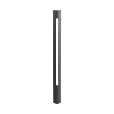 Imagen de LED Lámpara para exterior &#039;Tomas&#039; (Moderno) en Negro hecho de Aluminio (1 llama,) Lucande iluminación senderos, baliza, farola