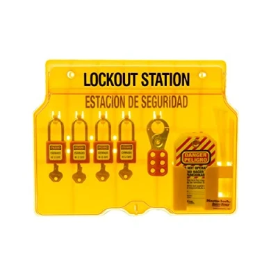 Imagen de Master Lock 1482BP410 S P Estación De Bloqueo 4 C