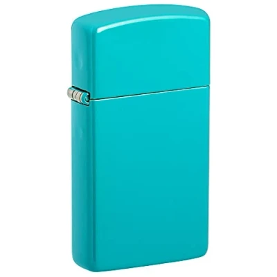 Imagen de Zippo Lighter, Slim Flat Turquoise, 1 x 3,5 5,5 cm