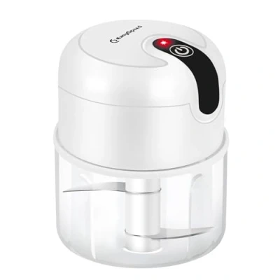 Imagen de Picadora Electrica, Mini Picador Eléctrico de Alimentos, Recargable USB, Capacidad 250 mL, 3 Cuchillas Acero Inoxidable, Portatil Batidora Trituradora Utilizado Para Cebolla, Ajo, Carne, Vegetal