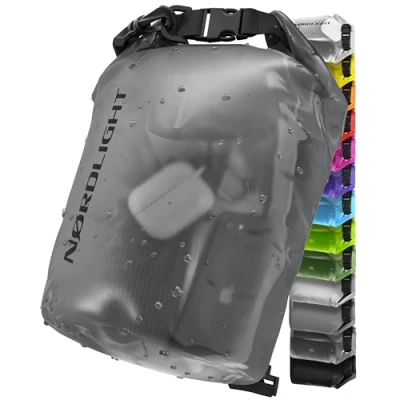 Imagen de Nordlight Dry Bag Y Bolsa Impermeable (20L, Antracita Esmerilado) con Cierre Enrollable Correa para El Hombro Natación, Playa, Piragüismo, Stand Up Paddling, Buceo