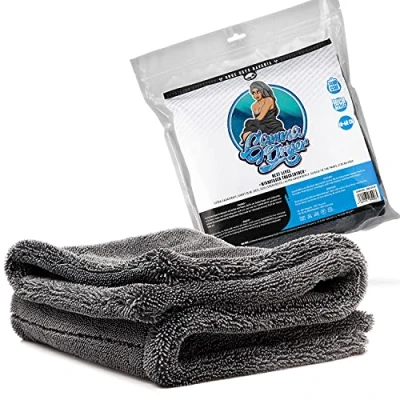 Imagen de Nuke Guys microfibra para un cuidado profesional del coche premium lavado de coches Gamma Dryer paño seco 40 x 60 cm 1400 g/m² fibras pila retorcida absorben el agua sin