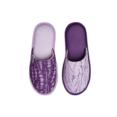 Imagen de Dedoles Pantuflas Unisex Hombre Mujer y Niños Espuma viscoelástica muchos diseños divertidos Unicornio Gatos Aguacates Planetas Salchicha Regalo, Color: Lavanda, 36 37 EU