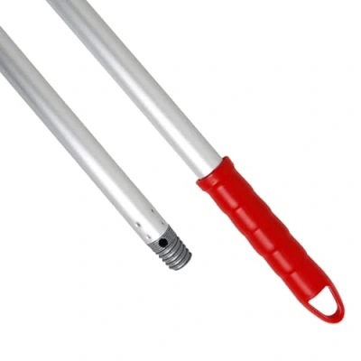 Imagen de Maya Palo ALUMINIO ANODIZADO 1,40m. Ligero, Resistente y Profesional. Mango Rosca de Polipropileno (Color Rojo)