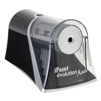 Imagen de Westcott iPoint Axis E 15510 00 Sacapuntas eléctrico con parada automática, color gris y negro