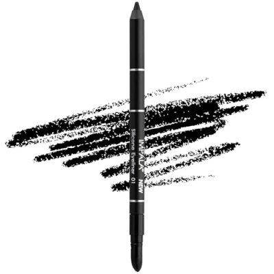 Imagen de Impala Lápiz de Ojos Waterproof con Silicona Color Negro Mate Nº 01 Trazo Definido o Efecto Difuminado Textura Cremosa Fácil Aplicar Intenso Duradero y Resistente al Agua
