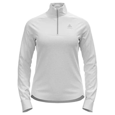 Imagen de Odlo Damen BERRA Midlayer mit 1/2 Reißverschluss, White, XXL