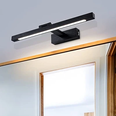 Imagen de TYhogar Lámpara de Espejo Baño 40cm 8W, Luz Temperatura Ajustable 3 Colores, Aplique Sin Parpadeo Iluminación Frontal, IP44 Pared 3000K/4500K/6000K