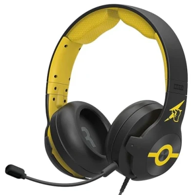 Imagen de HORI Auriculares Gaming Pro (Pikachu Cool) Licencia oficial (Nintendo Switch)