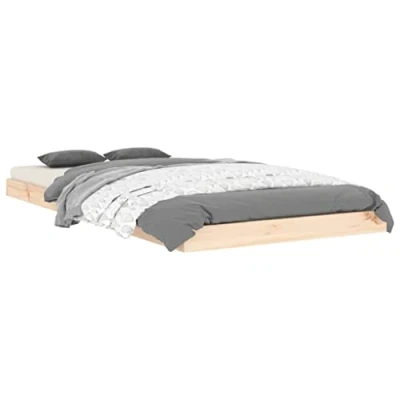 Imagen de vidaXL Estructura de Cama Madera Maciza Pino 90x190 cm