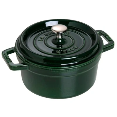 Imagen de STAUB Cacerola/Cocotte de Hierro Fundido, 22 cm Diámetro, 2,6 L, Verde Albahaca