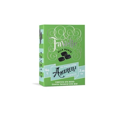 Imagen de Favette con Sabor a Menta 4x60 gr Liqurizia Amarelli