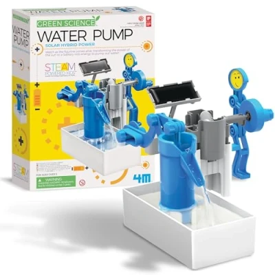 Imagen de 4M 403425 Green Hybrid Solar Power Water Pump Science Kit