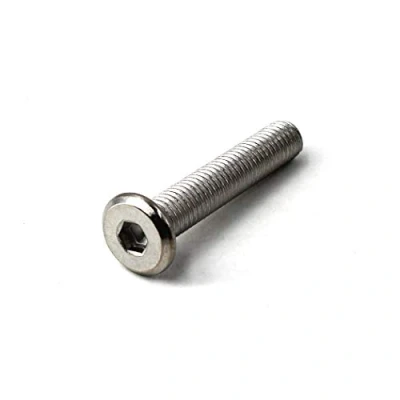 Imagen de Tornillo de cabeza hexagonal plano M6x12 304 acero inoxidable para muebles (30 unidades)