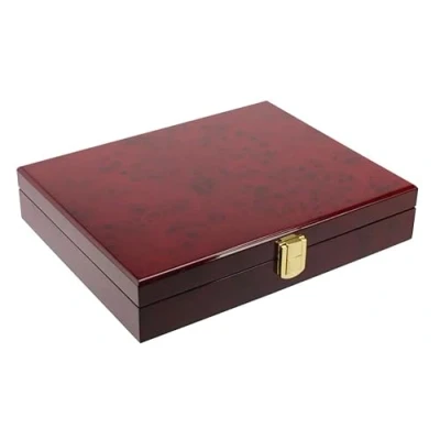 Imagen de SAFE 5790 Caja para monedas (madera, incluye 3 bandejas 100 de 5 euros, formato: 258 x 205 45 mm)
