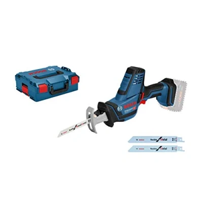 Imagen de Bosch Professional 18V System GSA 18 V LI C Sierra sable a batería (0 3050 cpm, profundidad de corte 200 mm, sin batería, en L BOXX)