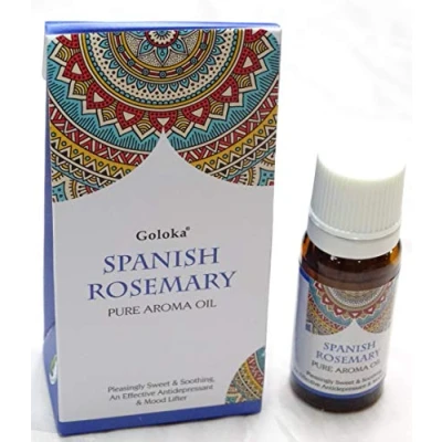 Imagen de ACEITE AROMÁTICO ESENCIA ROMERO ESPAÑOL SPANISH ROSEMARY GOLOKA