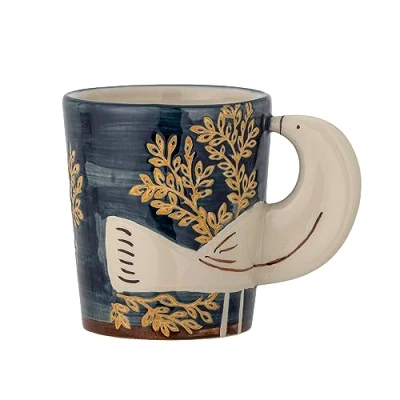 Imagen de Bloomingville Hezha Taza (gres), color azul