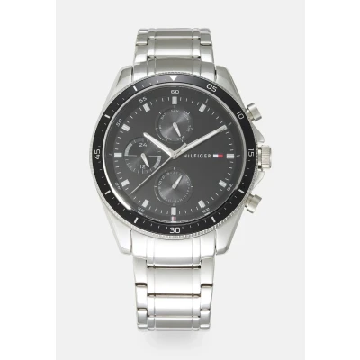 Imagen de Tommy Hilfiger Parker Reloj silvercoloured/black, Hombre, Talla: One Size, Silver coloured/black