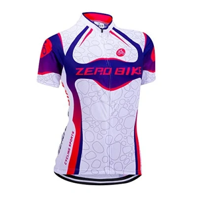Imagen de Maillot de ciclismo para mujer, transpirable, secado rápido, manga corta