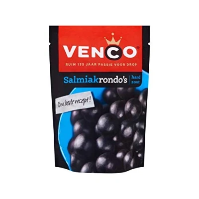 Imagen de Regaliz de salmiak Venco Rondas Peso total 250 gramos