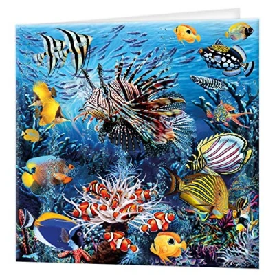 Imagen de 3D LiveLife Tarjeta felicitacion arrecife de Deluxebase. Lenticular coral para toda ocasión. Ilustraciones originales con licencia del reconocido artista, Michael Gardner