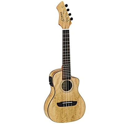 Imagen de Ortega Guitars Ukelele Concierto electroacústico Horizon Series pala invertida Gig Bag funda incluida Mango, Okoume (RUMG CE)