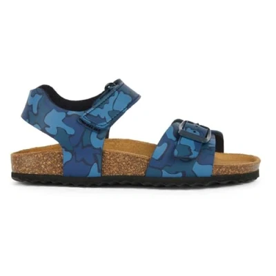 Imagen de Geox J Ghita Boy B, Sandalia, Navy Camouflage, 24 EU
