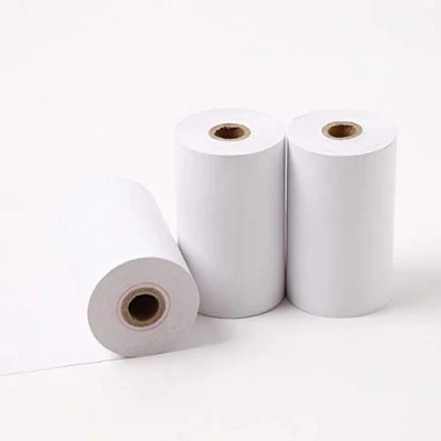 Imagen de NETUM Paquete de 4 rollos papel térmico recibos 80 x 50 mm para impresora térmica NT 8003DD