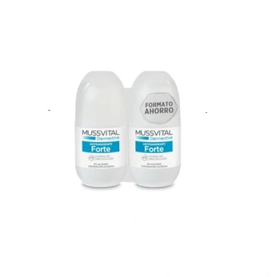 Imagen de Desodorante Mussvital Dermactive Hyperhidrosis Pack 2 Uds x75ml. Roll on