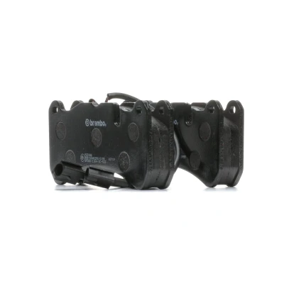 Imagen de BREMBO P 23 186 Juego de pastillas freno con contacto avisador desgaste Chapa antichirridos sin accesorios ALFA ROMEO: Stelvio, Giulia Berlina