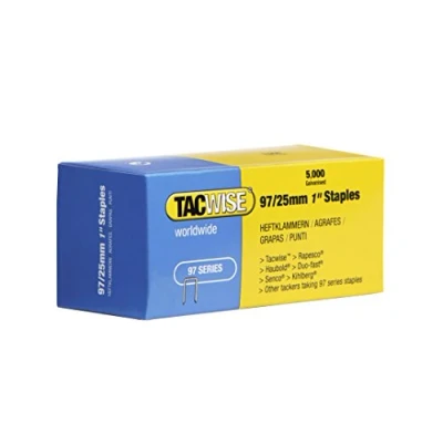 Imagen de TACWISE 0305 Grapas galvanizadas de Tipo 97/25 mm, Metalizado, mm