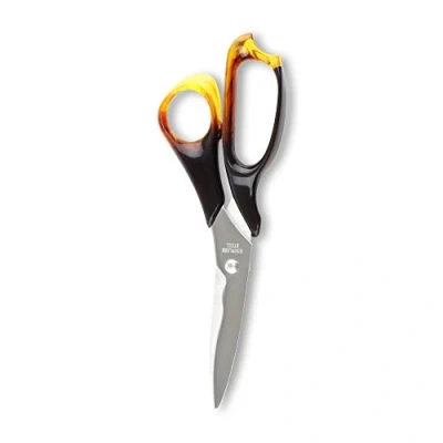 Imagen de Sister Range Tijeras de cocina pulidas y con mango acrílico dos tonos, 8 pulgadas, acero inoxidable, 19 x 7 1 cm