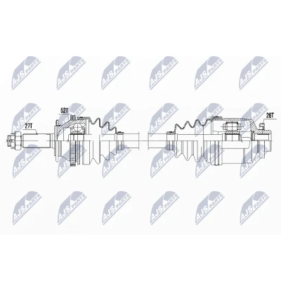 Imagen de Semi eje NTY NPW HY 526