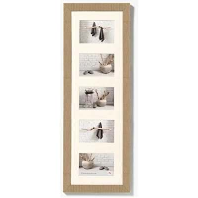 Imagen de Walther Design HO515C Home galería marco de madera, 5 x 10 15 cm, marrón