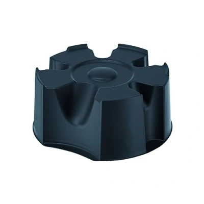 Imagen de Spetebo Soporte en color antracita para barriles de lluvia hasta 240 L Ø 51 cm Base universal plástico tanques agua redondos depósito