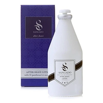 Imagen de SANGADO Loción Aftershave Para Hombres De Sangadoo Invencible, Humectante, Refrescante, Lujoso, Aroma Acuático Madera, Esencias Francesas Finas, Duradera, Ideal Hombres, 100 ml