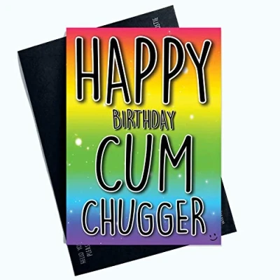 Imagen de Funny Cards PC950 Tarjeta de felicitación cumpleaños con texto en inglés &quot;Happy Birthday&quot;