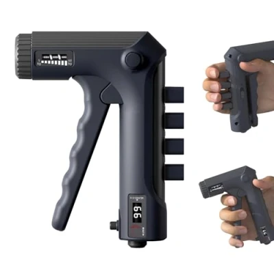 Imagen de Ejercitador de Antebrazo, Antebrazo Ejercitar Ajustable, Hand Grip para Antebrazos Fortalecer, Fortalecedor Mano con Contador Mecánico, Manos Dos Modos Entrenamiento, 1 Pieza