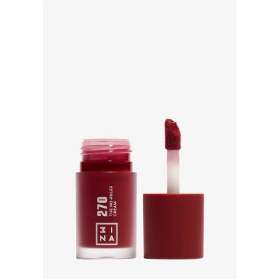 Imagen de 3INA MAKEUP The No Rules Cream 270 Rojo Vino Colorete con Aceite de Almendras Líquido 3 en 1 Mejillas Labios y Ojos Acabado Natural Vegan Cruelty Free