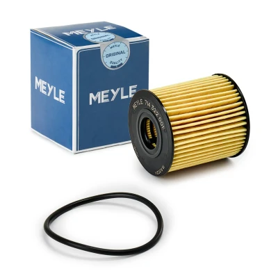 Imagen de MEYLE 714 322 0011 Filtro de aceite ORIGINAL Quality con junta Cartucho filtrante PEUGEOT: 308 I CC, 206+ Hatchback, 407 SW, FIAT: Scudo II
