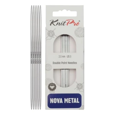 Imagen de Knit Pro Agujas para Calcetines KnitPro Nova Metal (15cm x 2.00mm) 1 Unidad
